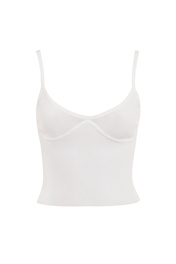 Summer  White Dainty Knit Top — image 9