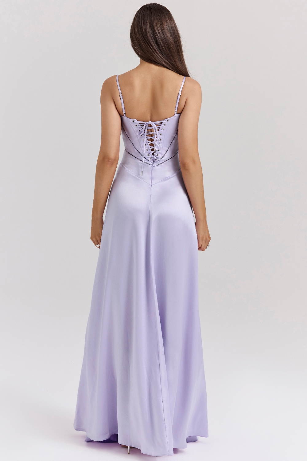 Anabella  Orchid Lace Up Maxi Dress — image 6