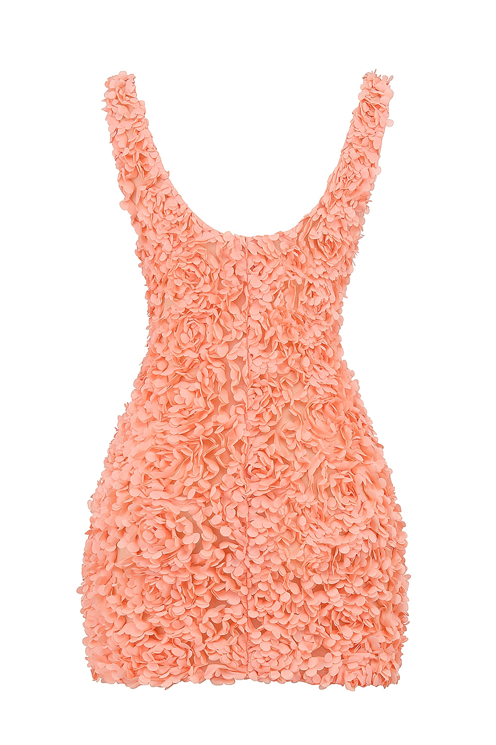 Faena  Sorbet Plunge Floral Appliqué Mini Dress — image 10