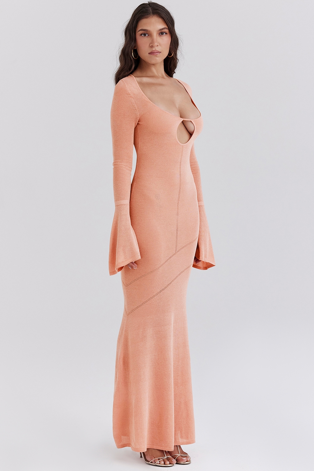 Sereia  Sorbet Metallic Knit Maxi Dress — image 4