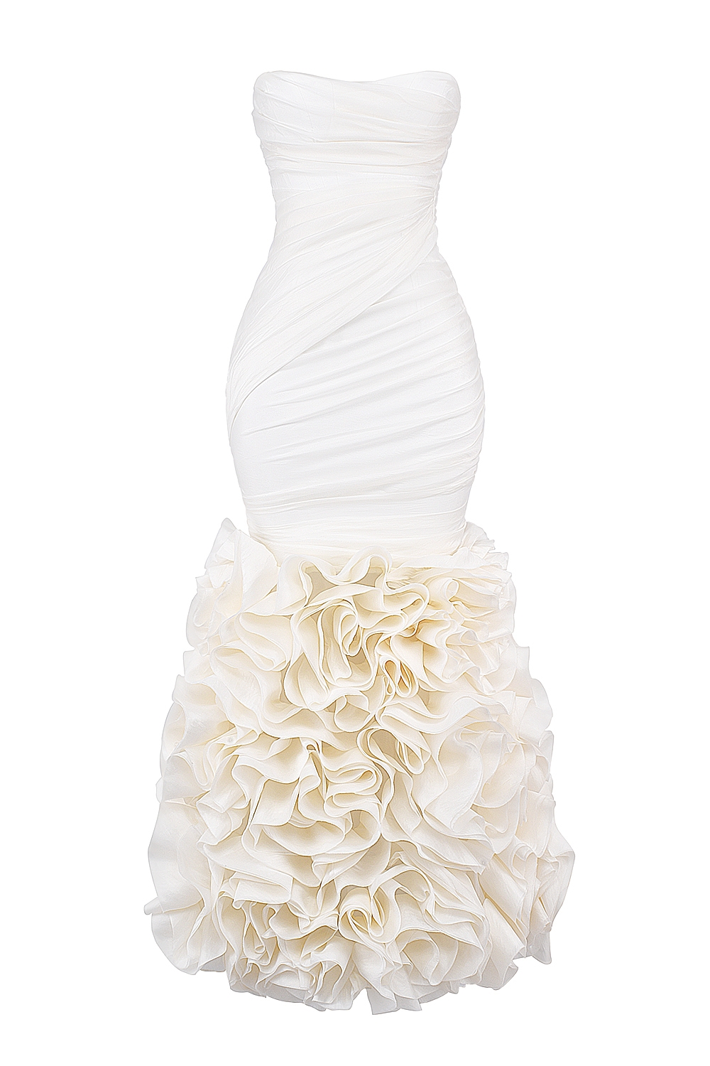 Gabrielle  Ivory Strapless Ruffle Bridal Gown — image 10