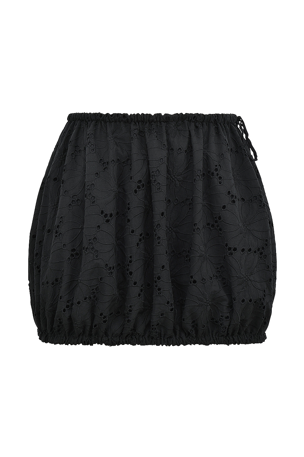 Mistress Rocks Black Broderie Cotton Puff Ball Skirt - SALE — image 10