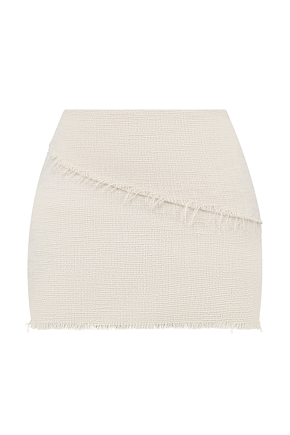 Mistress Rocks Taupe Frayed Tweed Mini Skirt - SALE — image 11