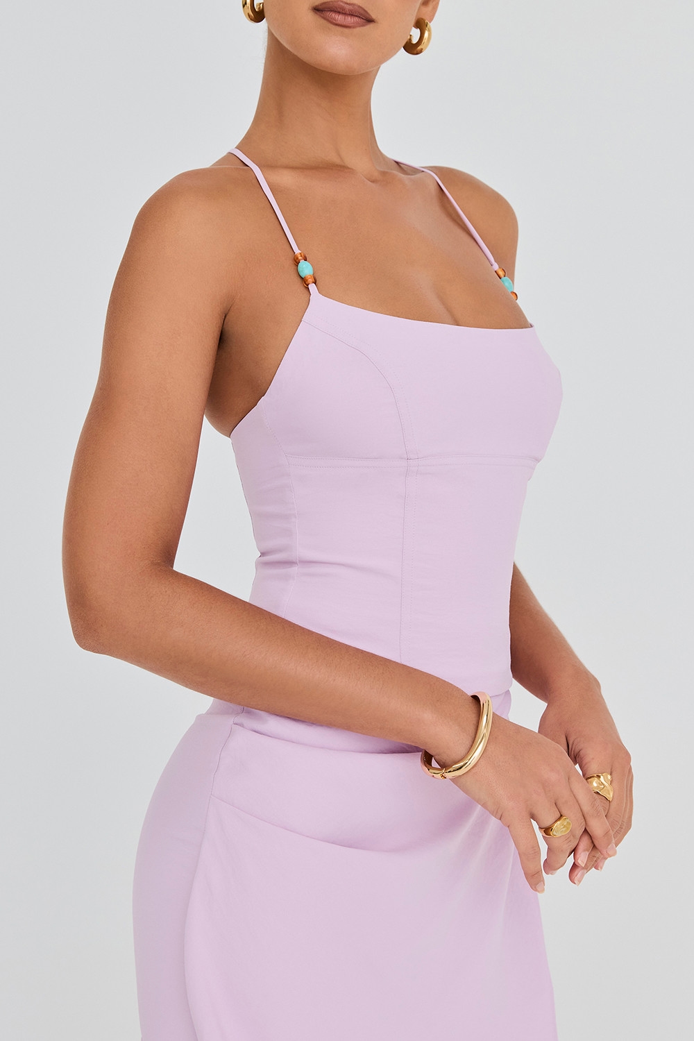 Mistress Rocks Orchid Beaded Halter Top - SALE — image 7