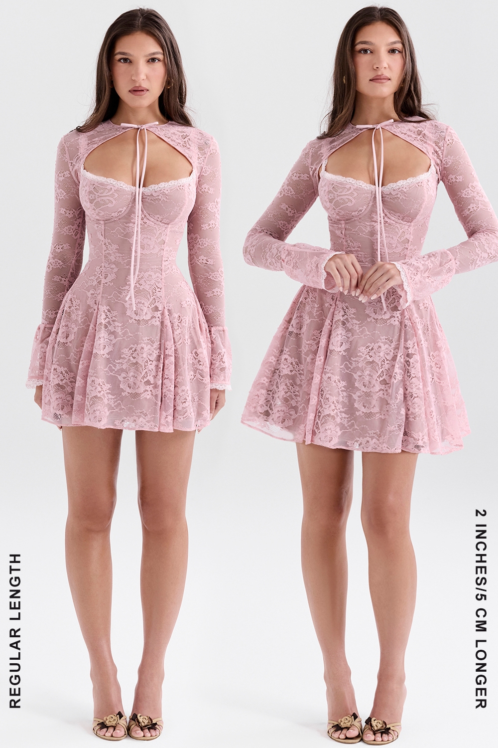 Alice  Perfectly Pink Lace Mini Dress — image 10