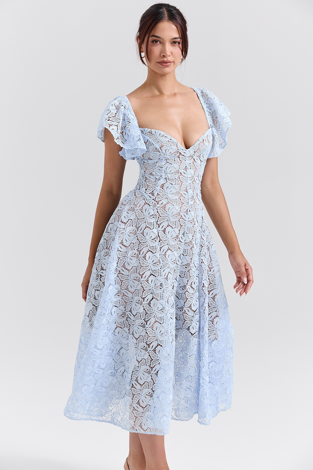 Austen  Bluebell Floral Lace Midi Dress — image 6