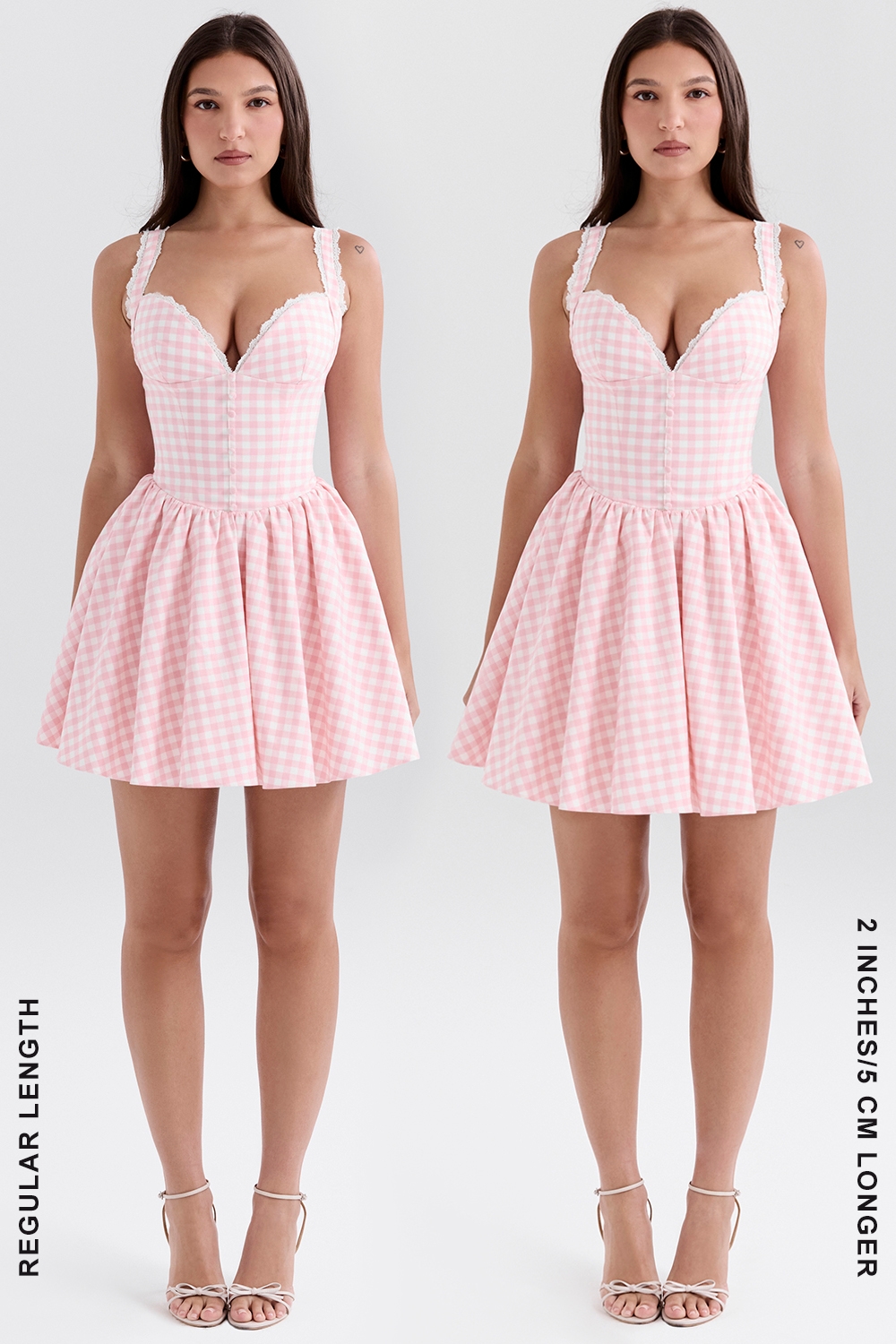 Brigitte  Strawberry Shortcake Gingham Corset Mini Dress — image 8