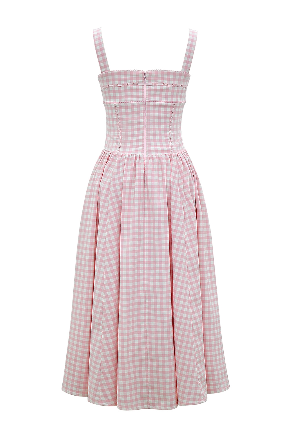 Vivien  Strawberry Shortcake Gingham Midi Sundress — image 12