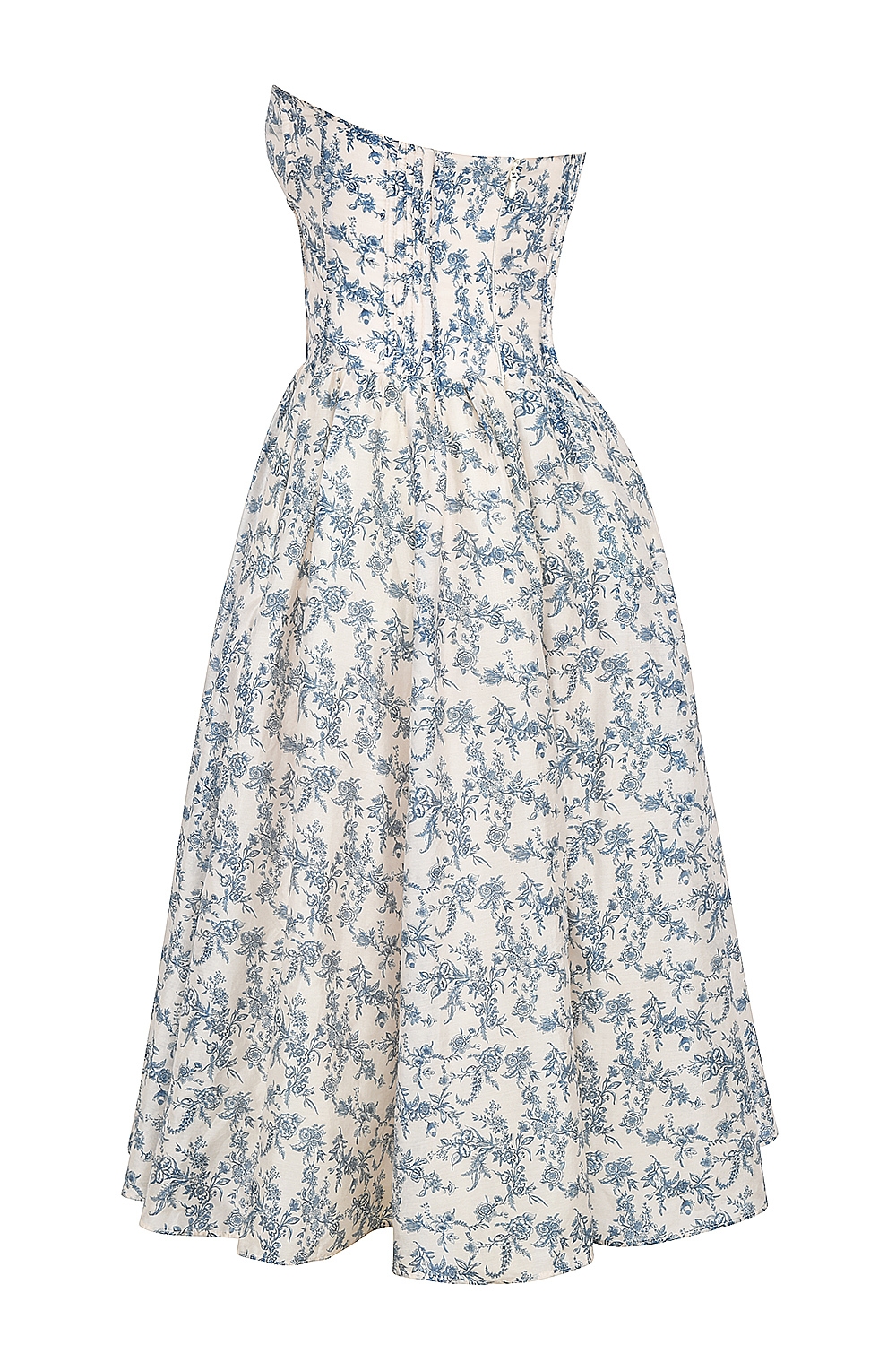 Bennett  English Porcelain Print Strapless Sundress — image 9