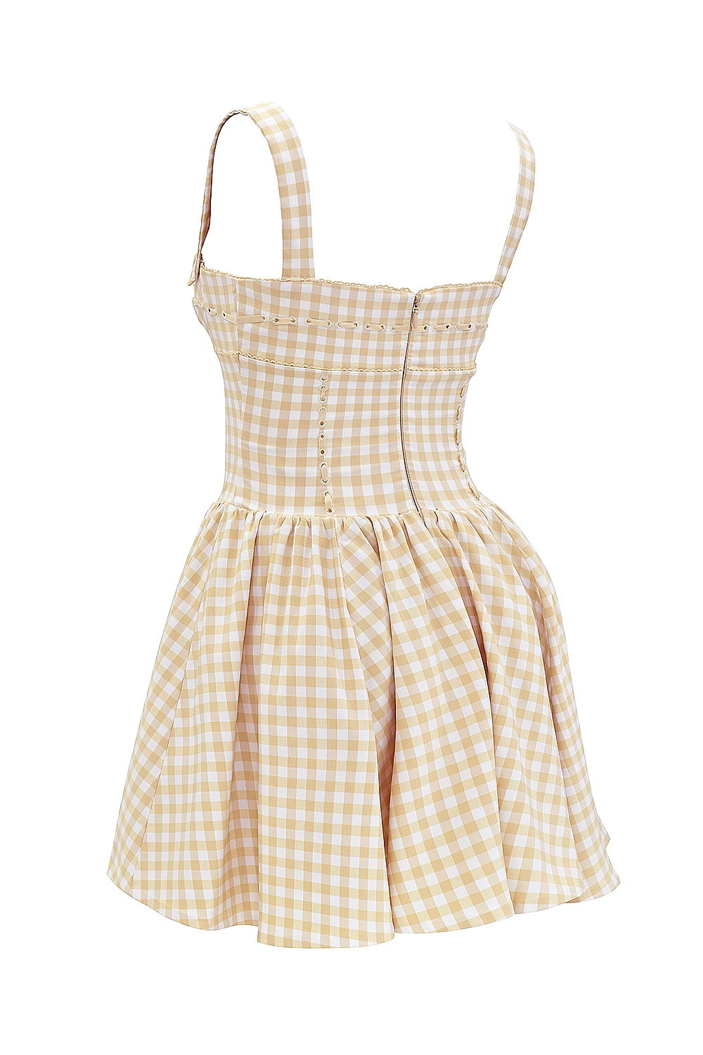 Isadora  Gingerbread Gingham Mini Dress — image 12