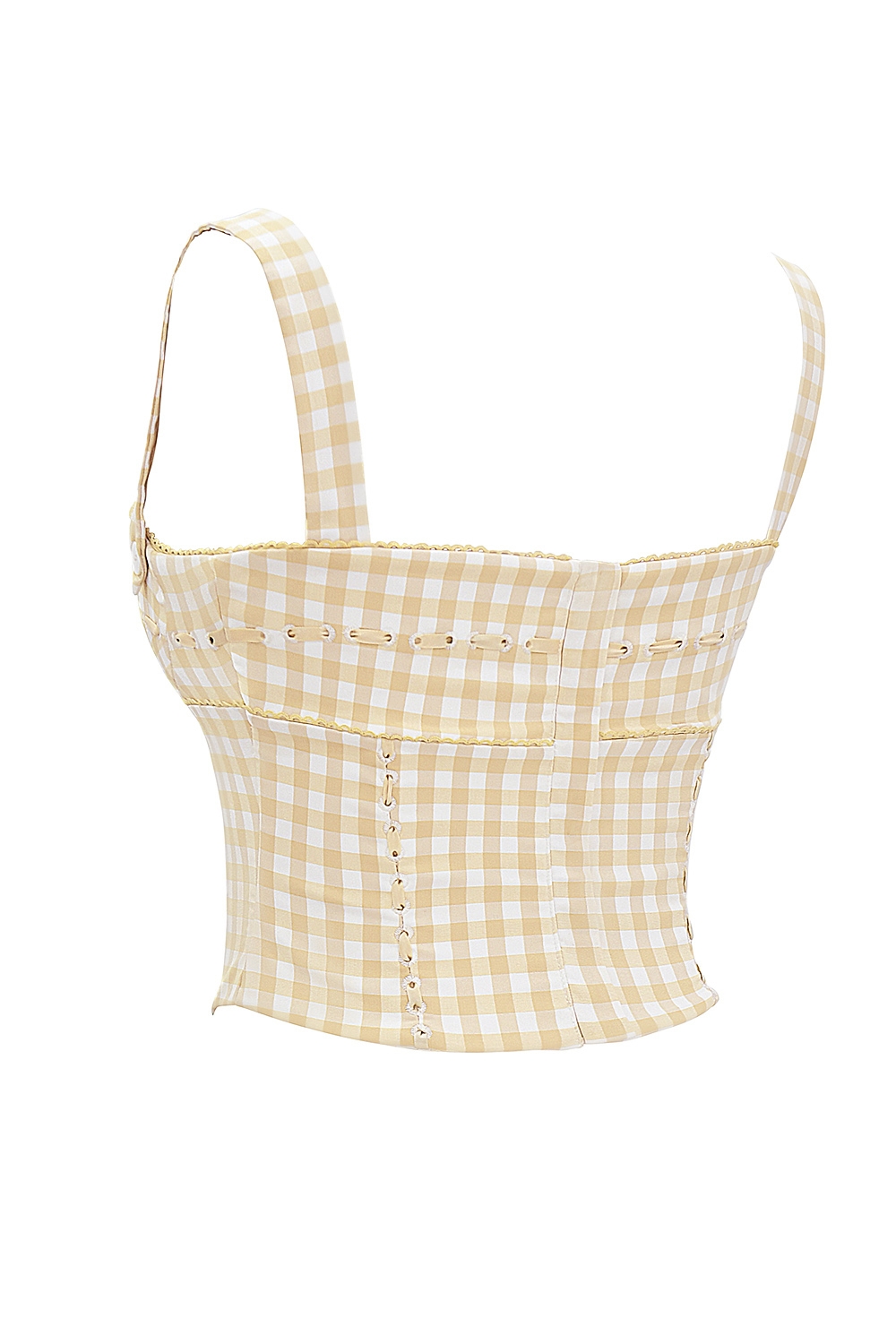 Lottie  Gingerbread Gingham Corset — image 12