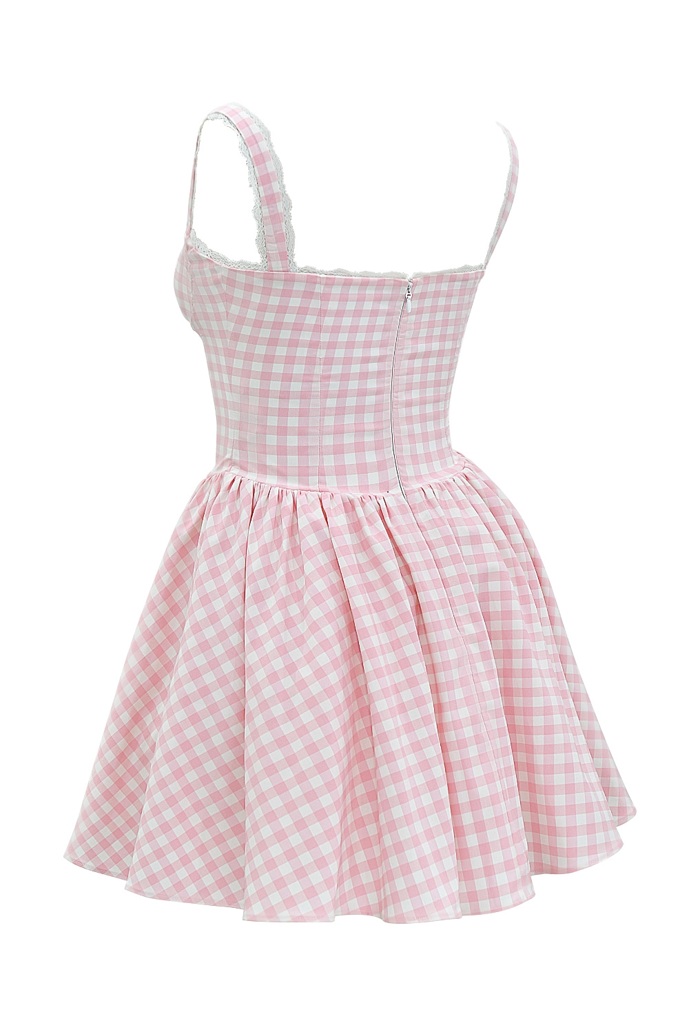 Brigitte  Strawberry Shortcake Gingham Corset Mini Dress — image 15