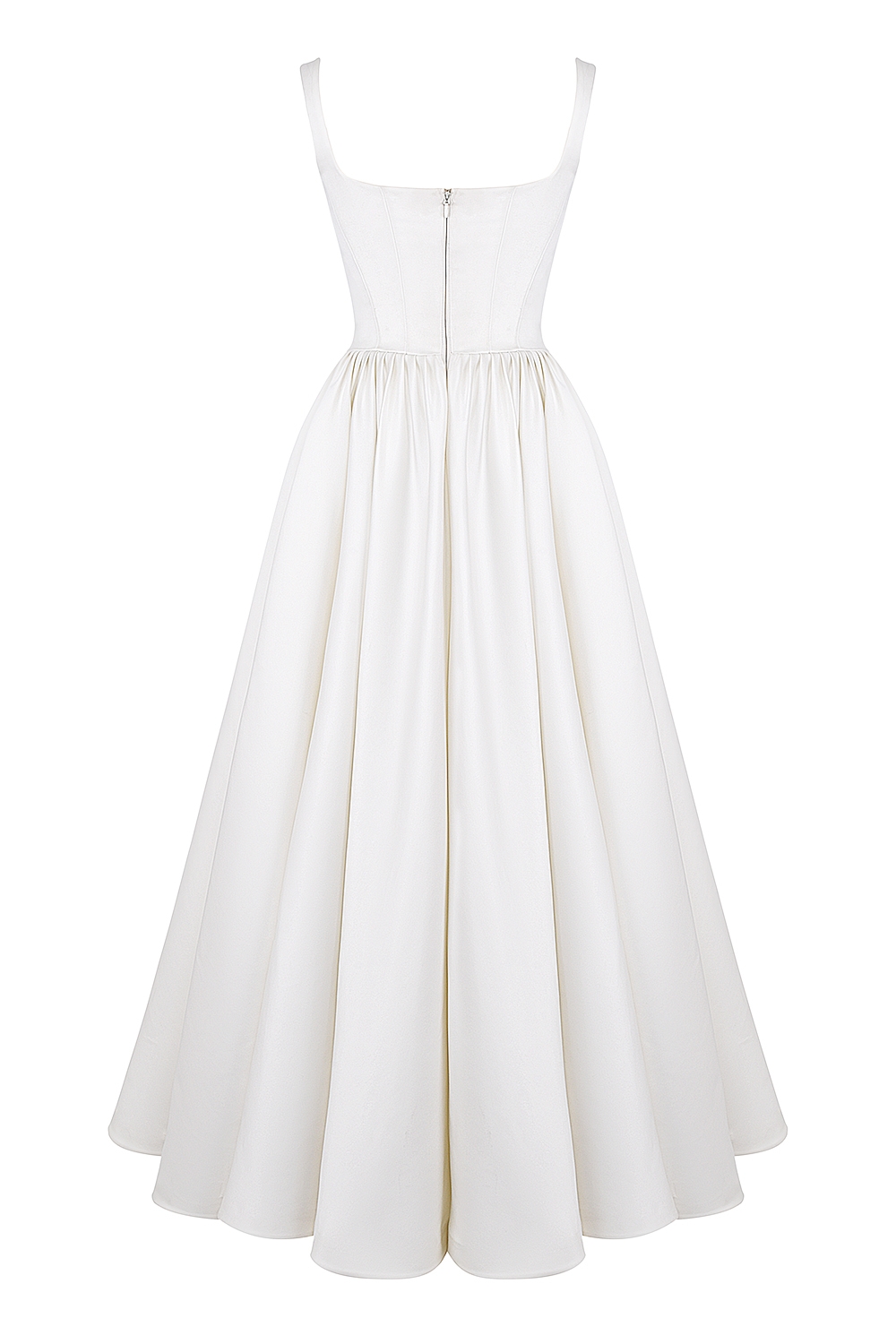 Lillianna  Ivory Italian Satin Corset Bridal Gown — image 15