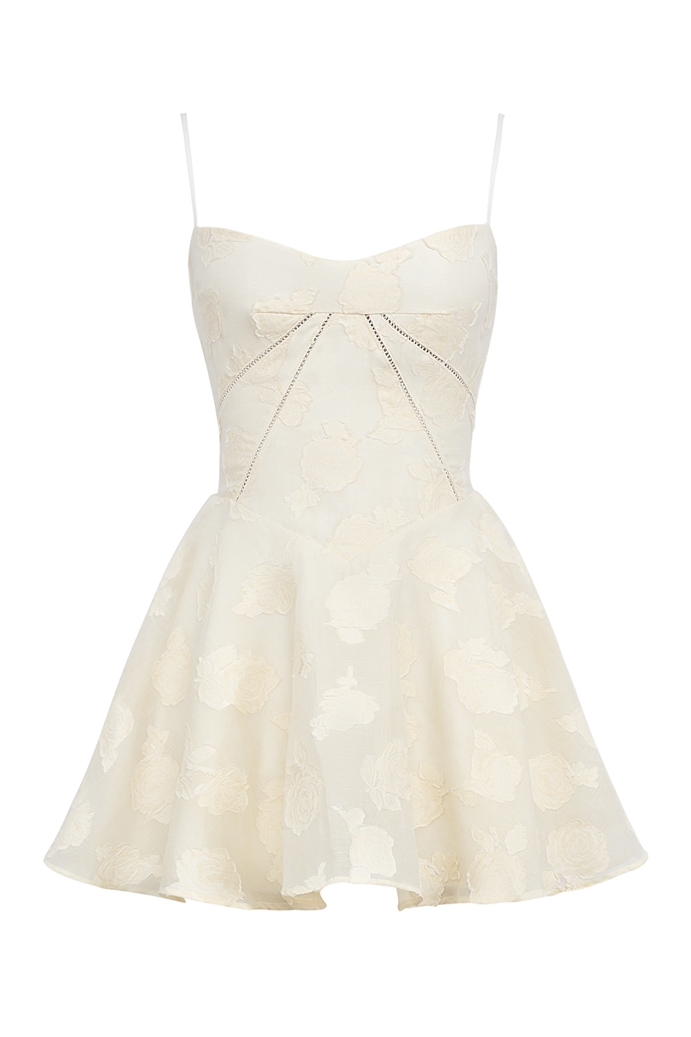 Serenita  Vintage Cream Floral Mini Dress — image 16