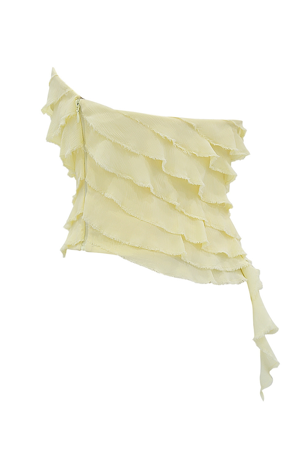 Mistress Rocks Vanilla Strapless Ruffle Top - SALE — image 9