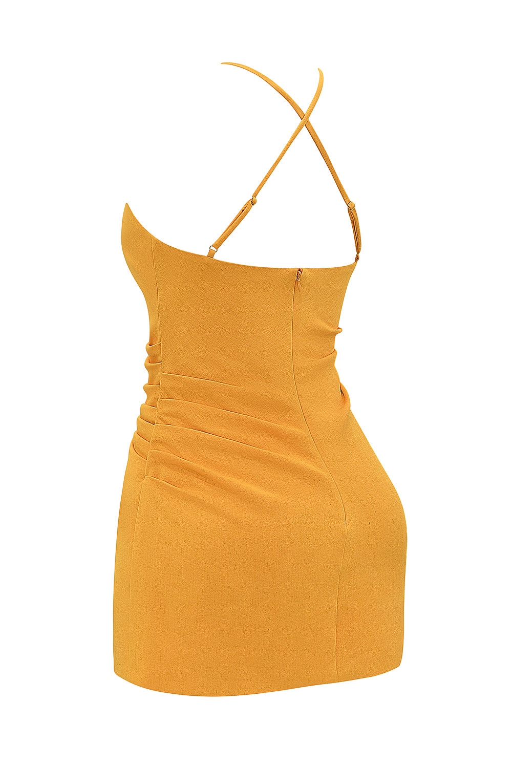 Mistress Rocks Orange Halter Mini Dress - SALE — image 11