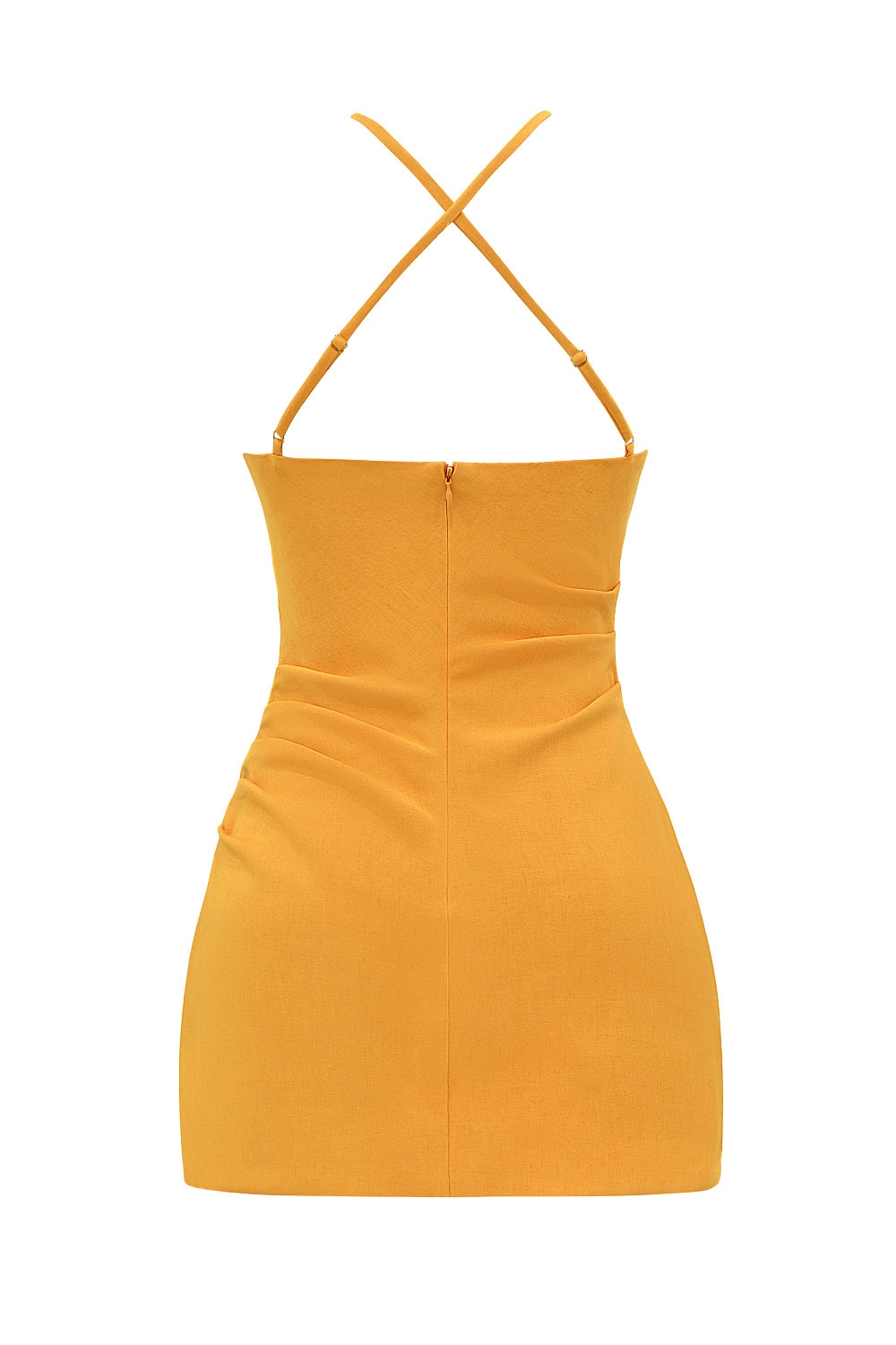 Mistress Rocks Orange Halter Mini Dress - SALE — image 12