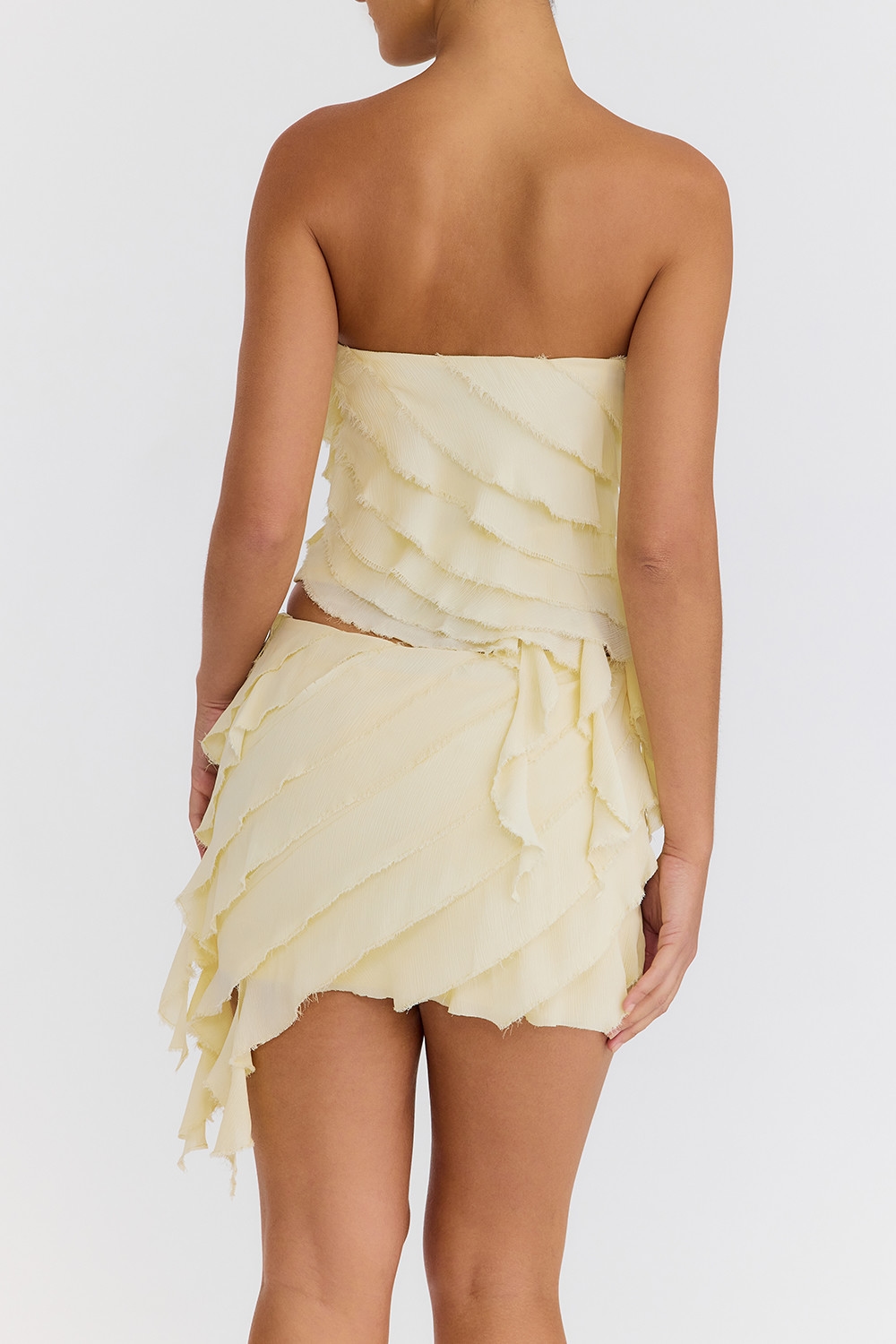 Mistress Rocks Vanilla Ruffle Layered Mini Skirt - SALE — image 8
