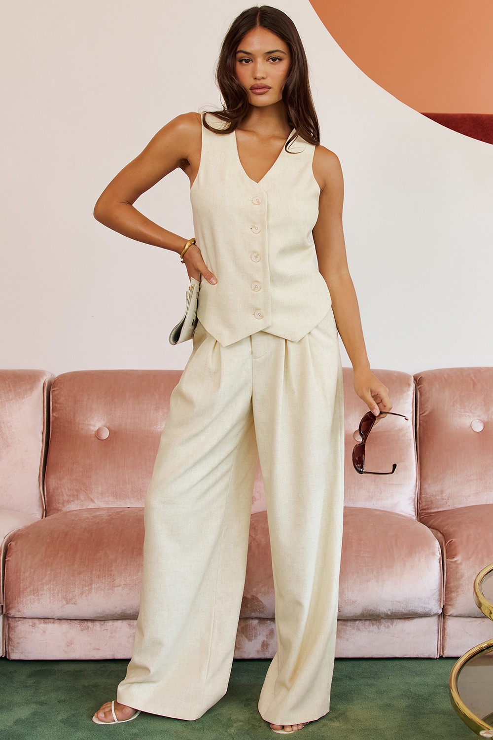 Mistress Rocks Butterscotch Pleated Trousers - SALE — image 11
