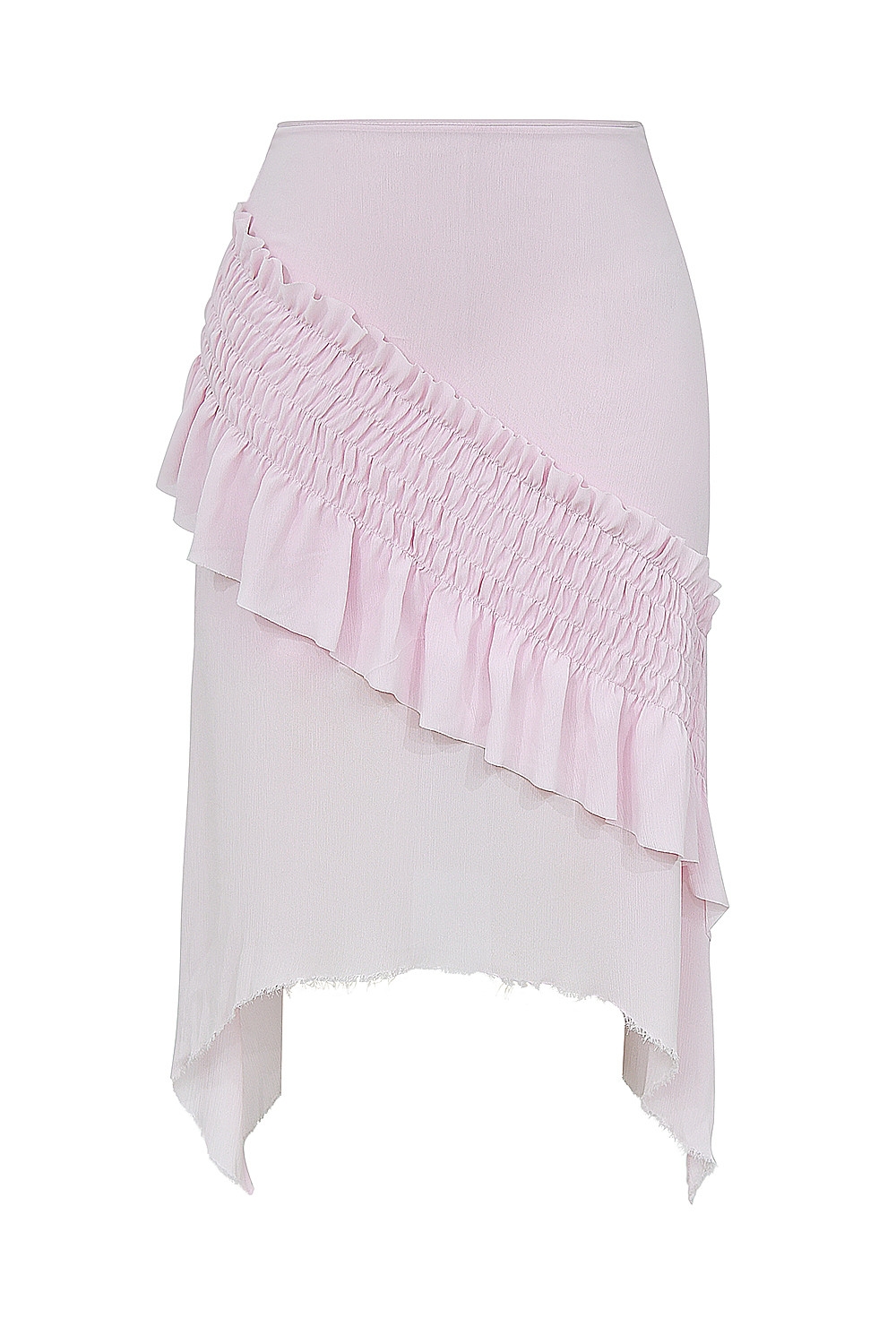 Mistress Rocks Pink Icing Shirred Ruffle Midi Skirt - SALE — image 11