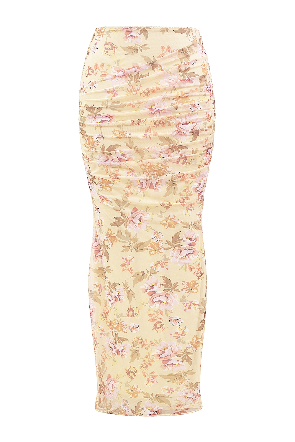 Cassidy  Honeyflower Print Fluted Hem Maxi Skirt — image 9