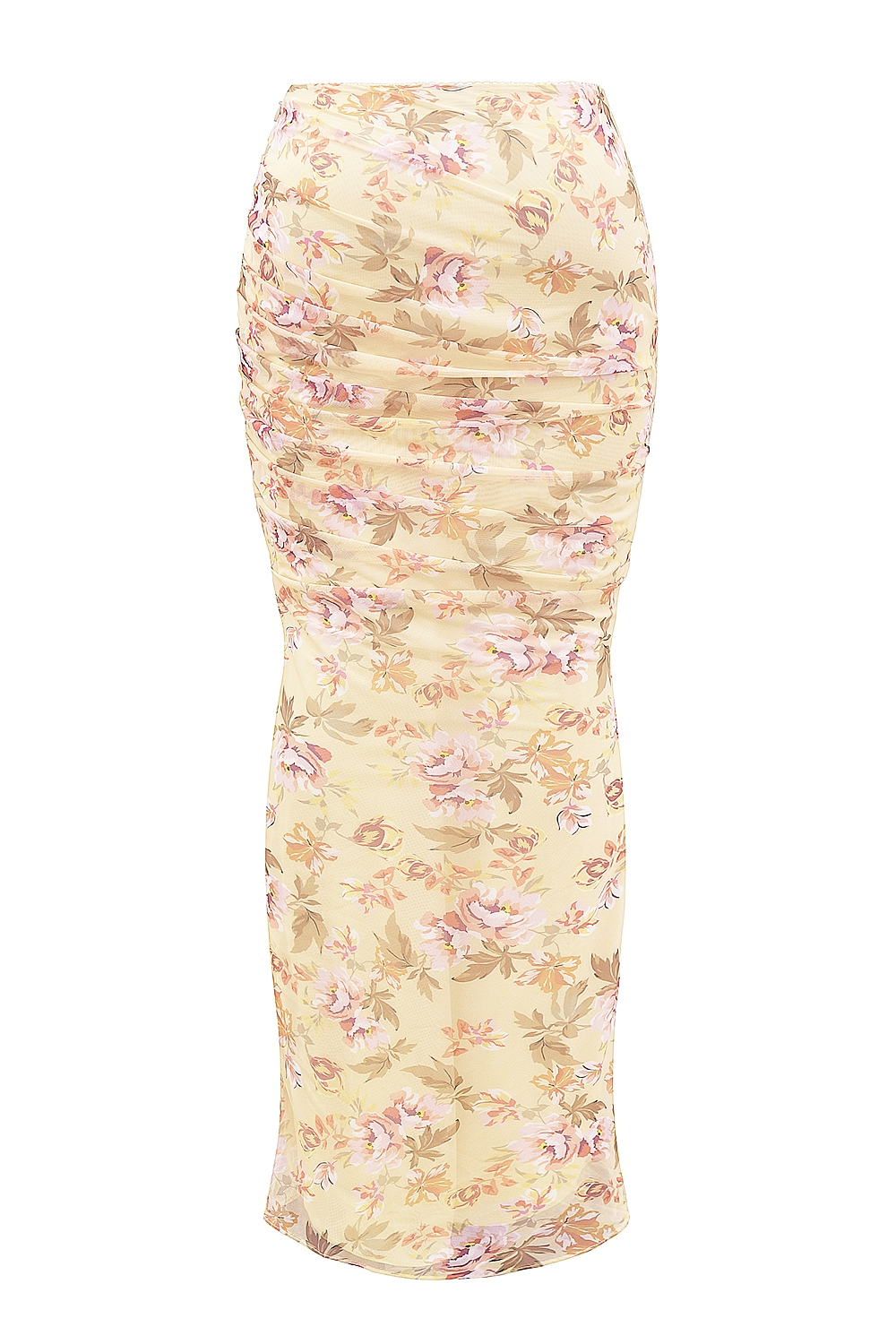 Cassidy  Honeyflower Print Fluted Hem Maxi Skirt — image 11