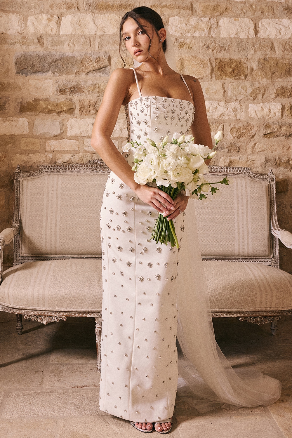 Martine  Ivory Embellished Corset Wedding Gown — image 7