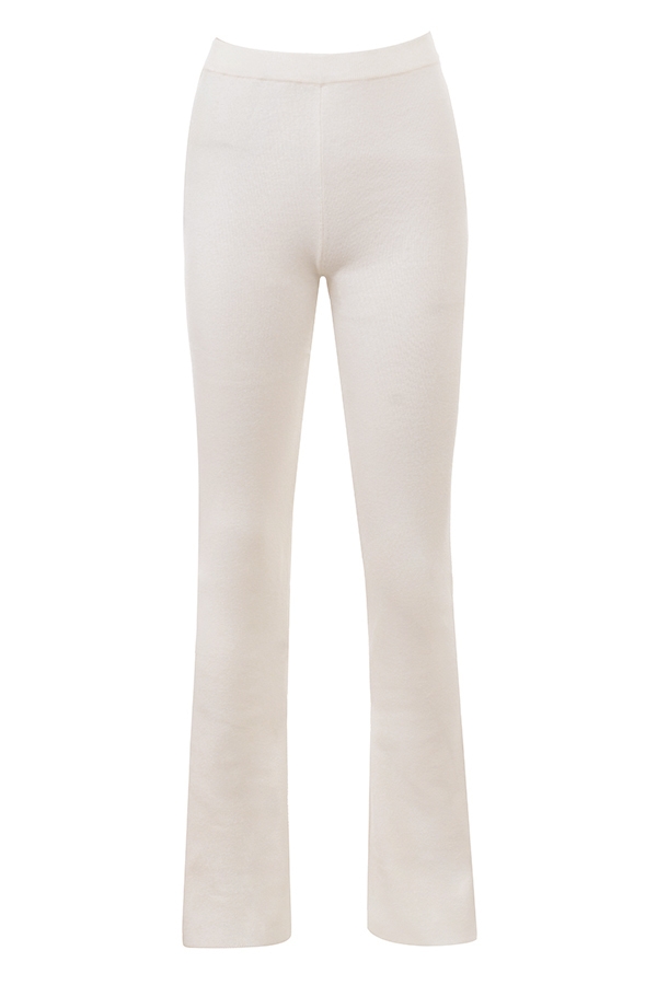 Wren  Ivory Cashmere Slim Cigarette Pants — image 8