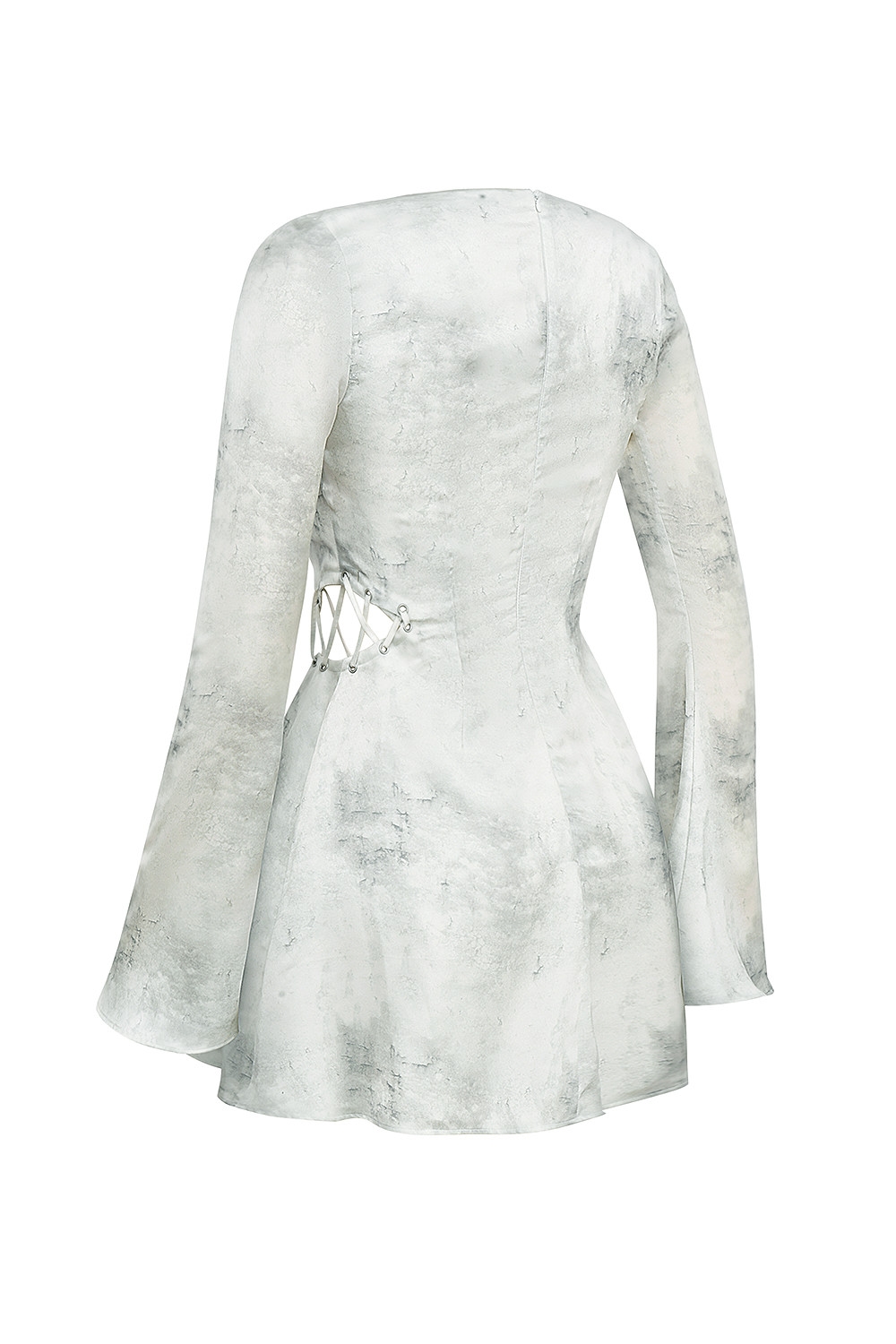 Mistress Rocks Marble Satin Lace Up Mini Dress - SALE — image 13
