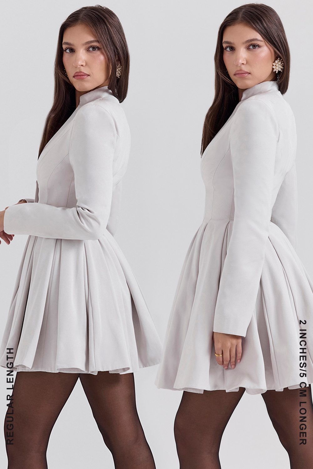 Heiress  French Dove Contour Mini Dress — image 11