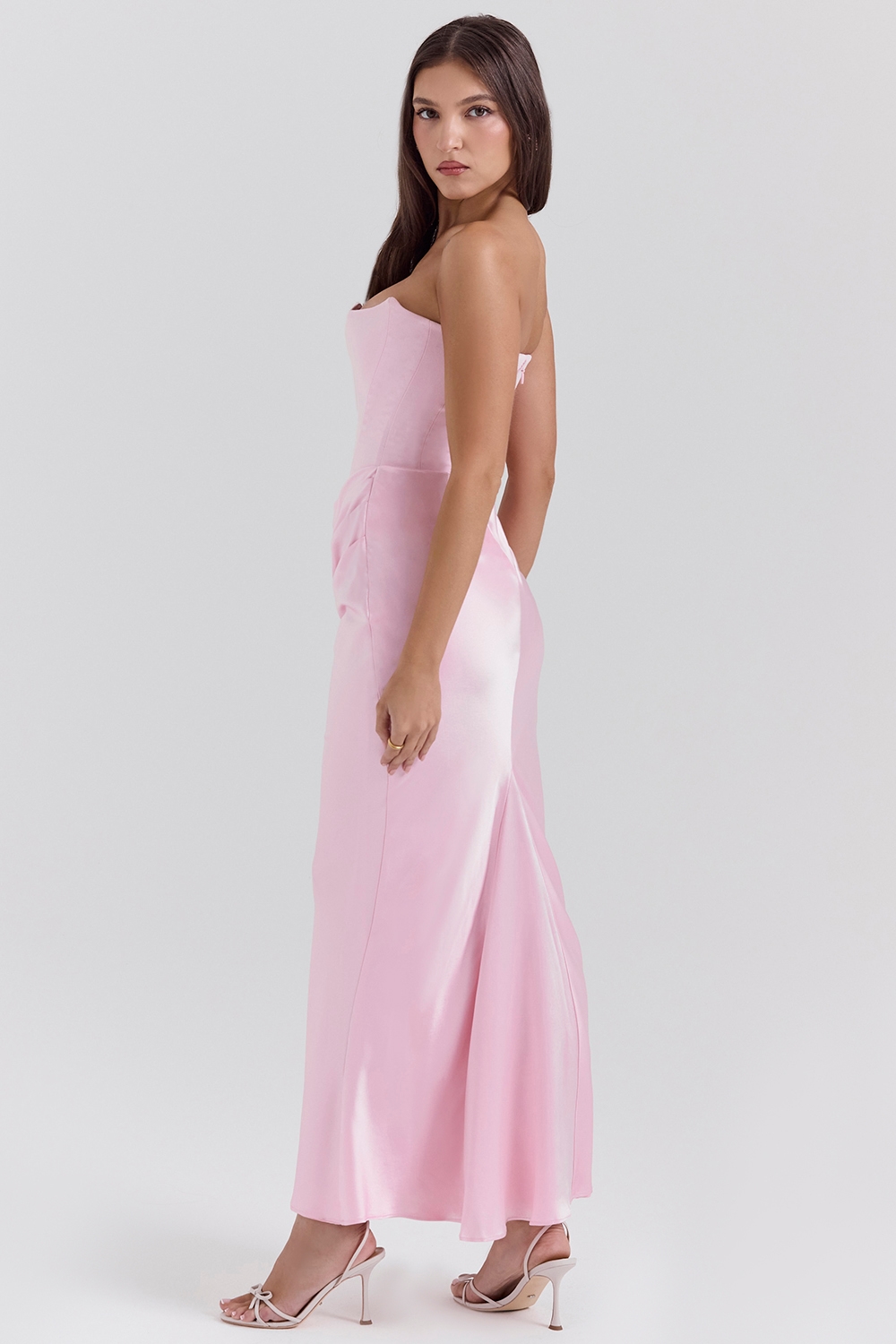 Persephone  Rose Shadow Strapless Corset Maxi Dress — image 5