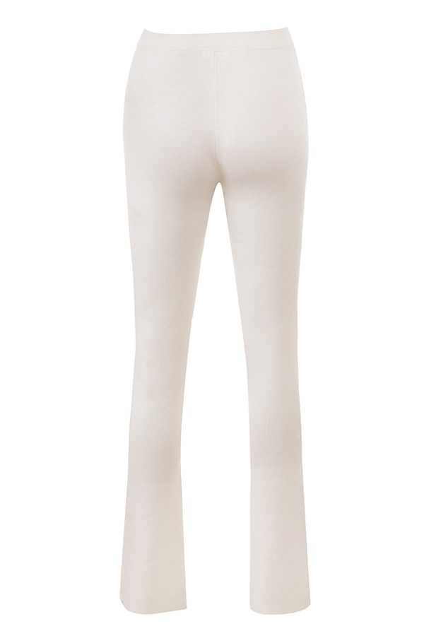 Wren  Ivory Cashmere Slim Cigarette Pants — image 10