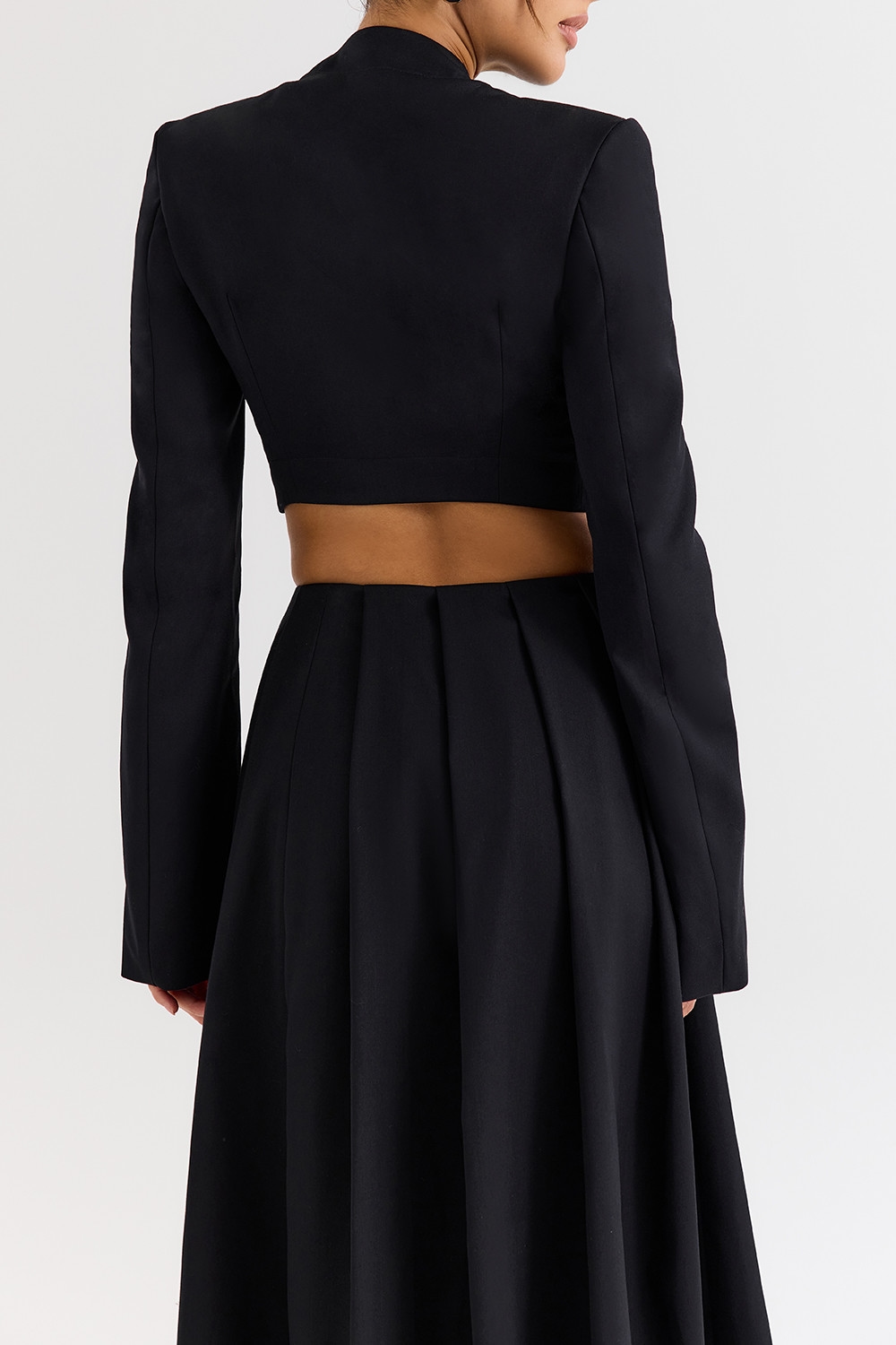 Mistress Rocks Black Cropped Wrap Front Jacket - SALE — image 6