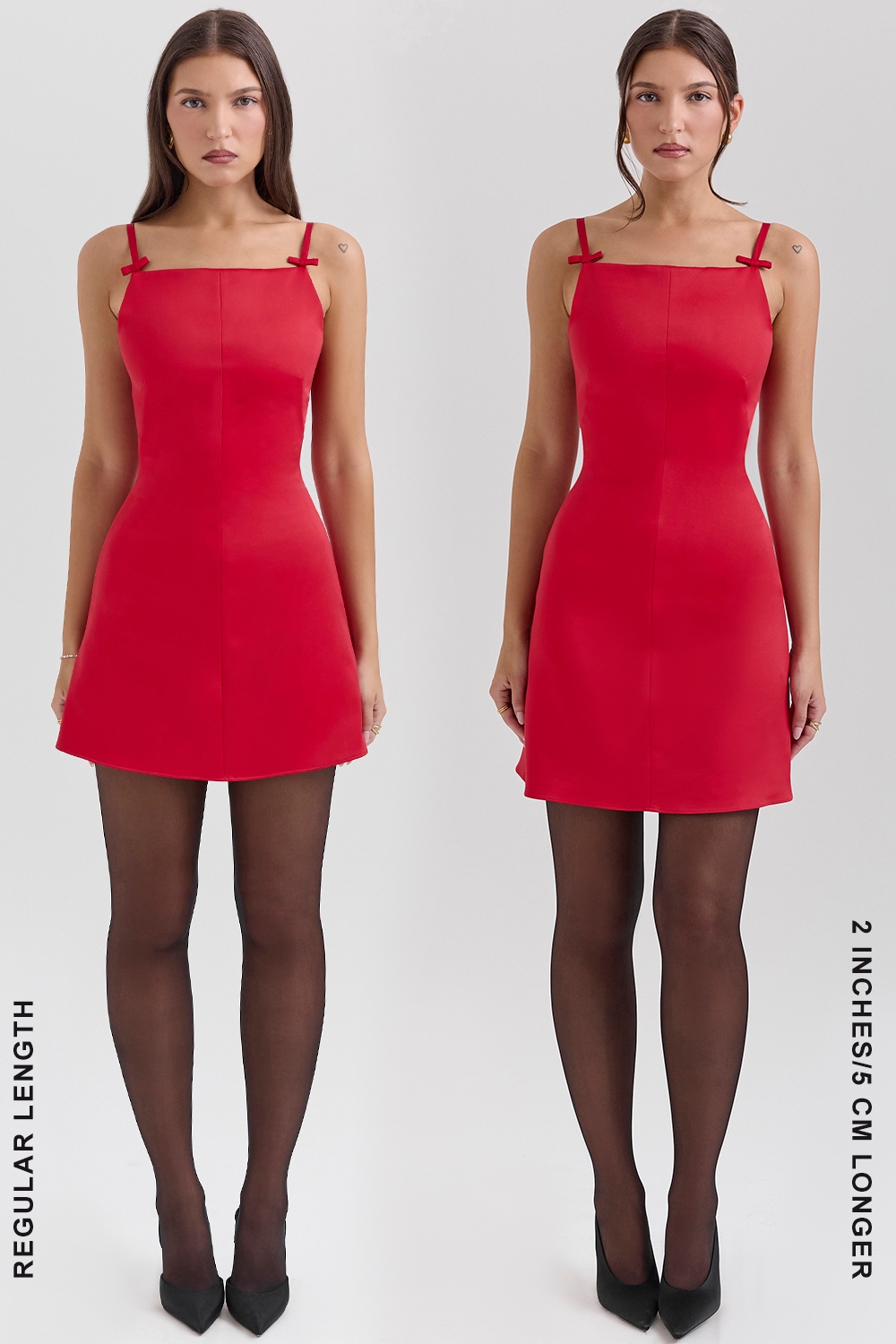 Dainty  Scarlet Square Neck A-Line Mini Dress — image 7