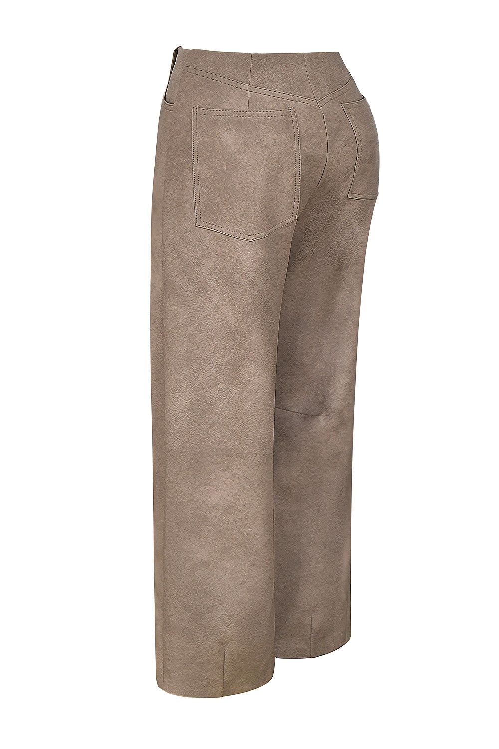 Mistress Rocks Mocha Vegan Leather Balloon Trousers - SALE — image 12