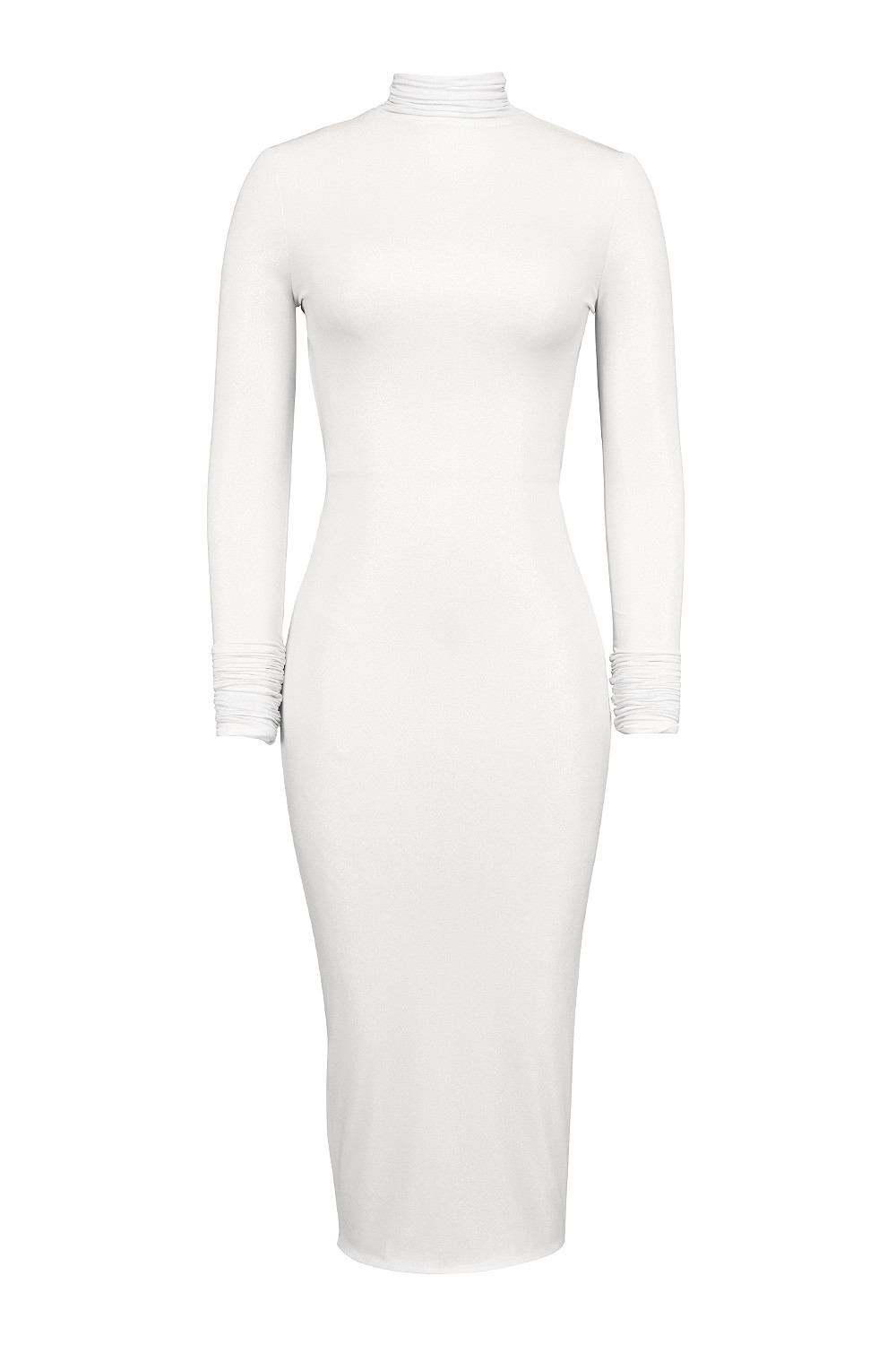 Mistress Rocks White Glitter Jersey Open Back Midi Dress - SALE — image 6