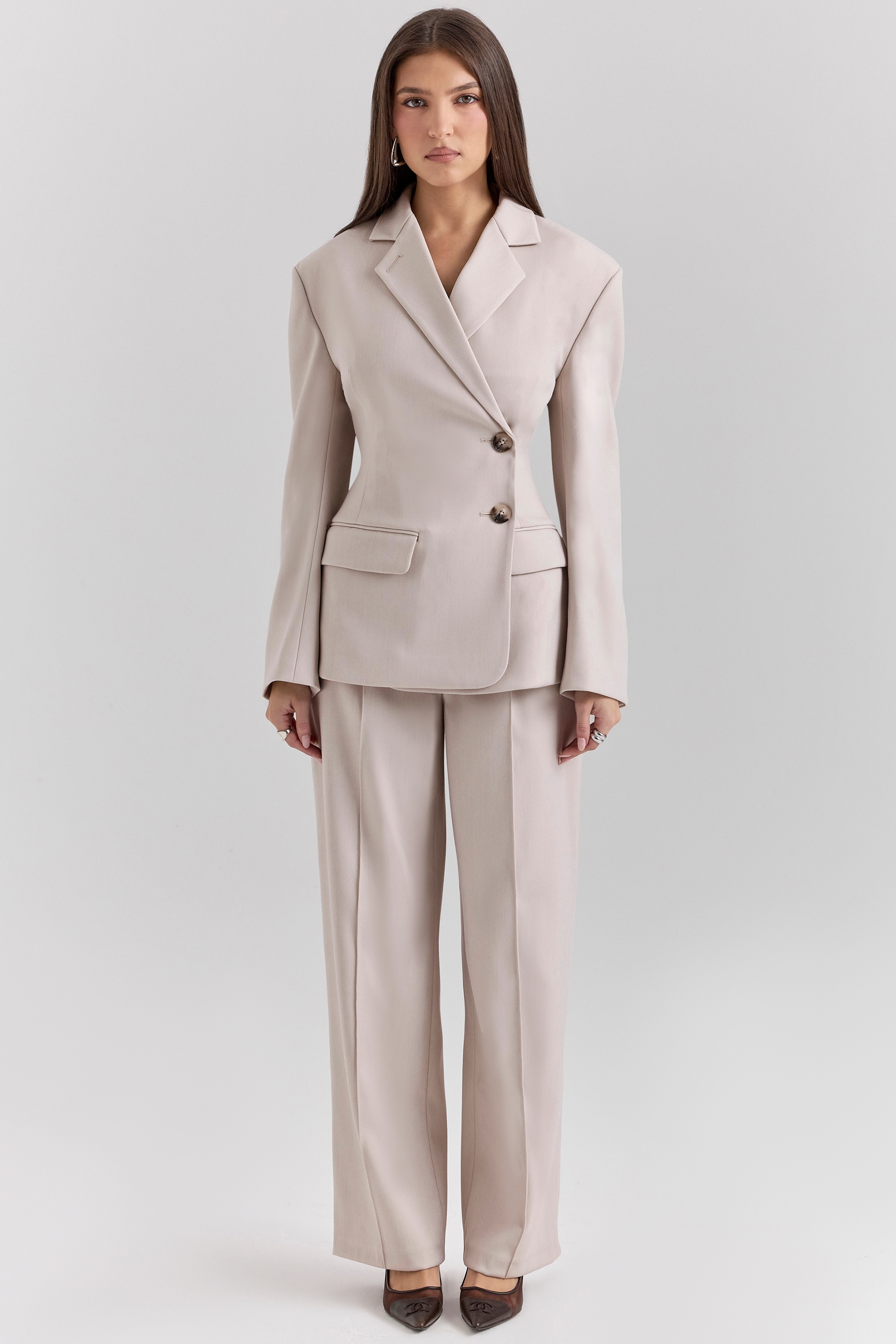 Hudson  Beige Hourglass Blazer — image 3