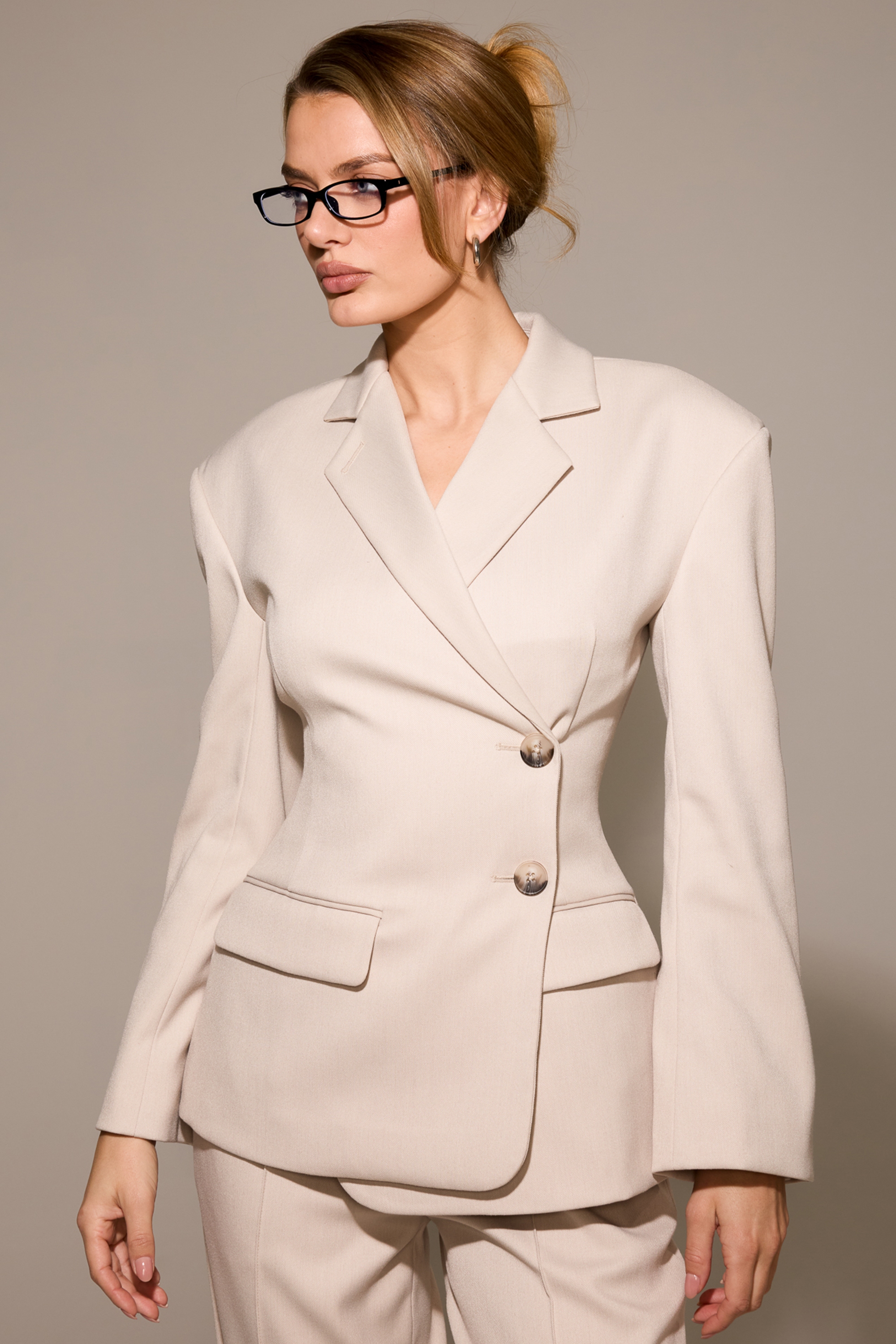 Hudson  Beige Hourglass Blazer — image 10