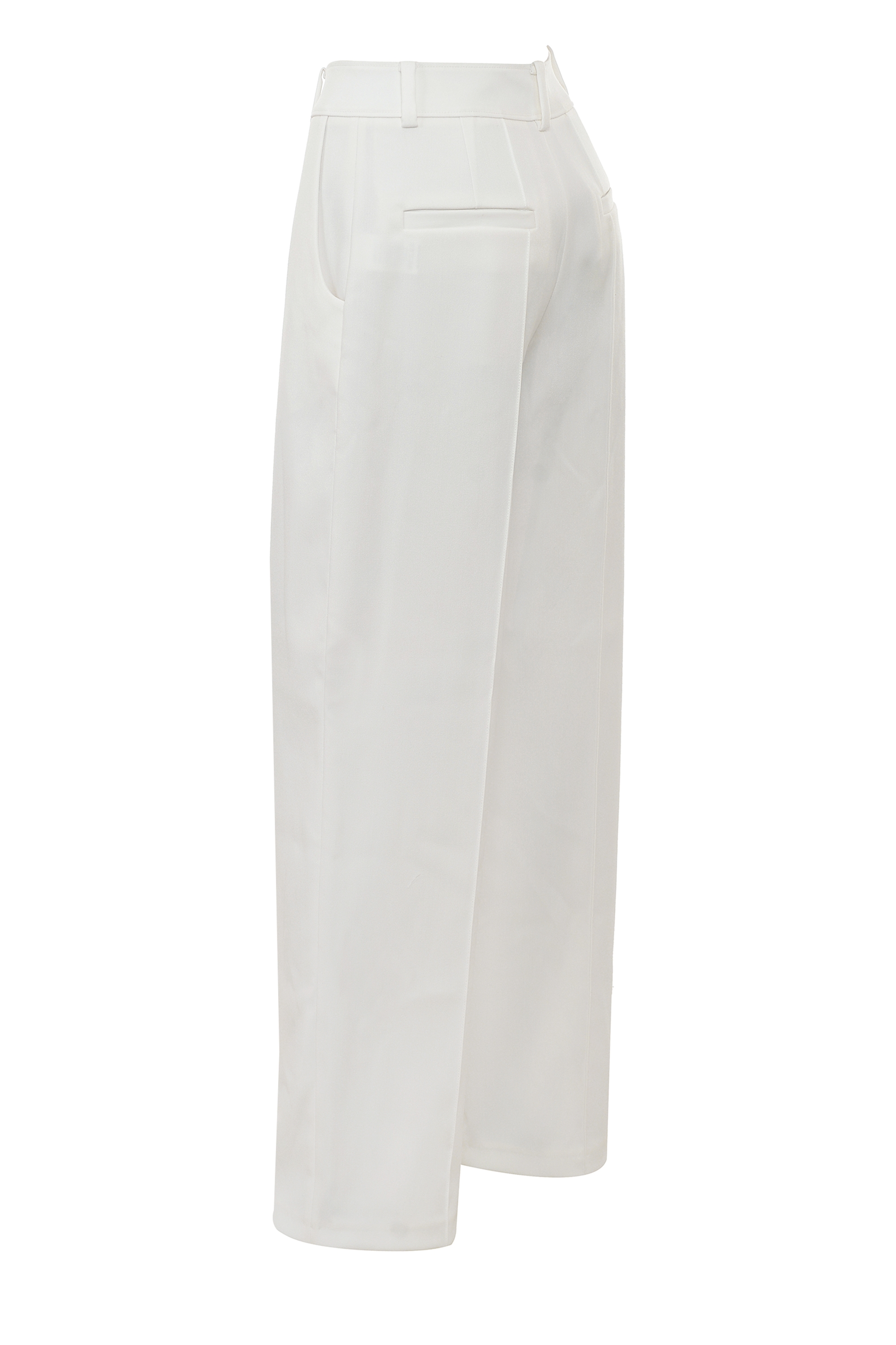 Hayden  White Wide Leg High Waist Tailored Trousers — image 14