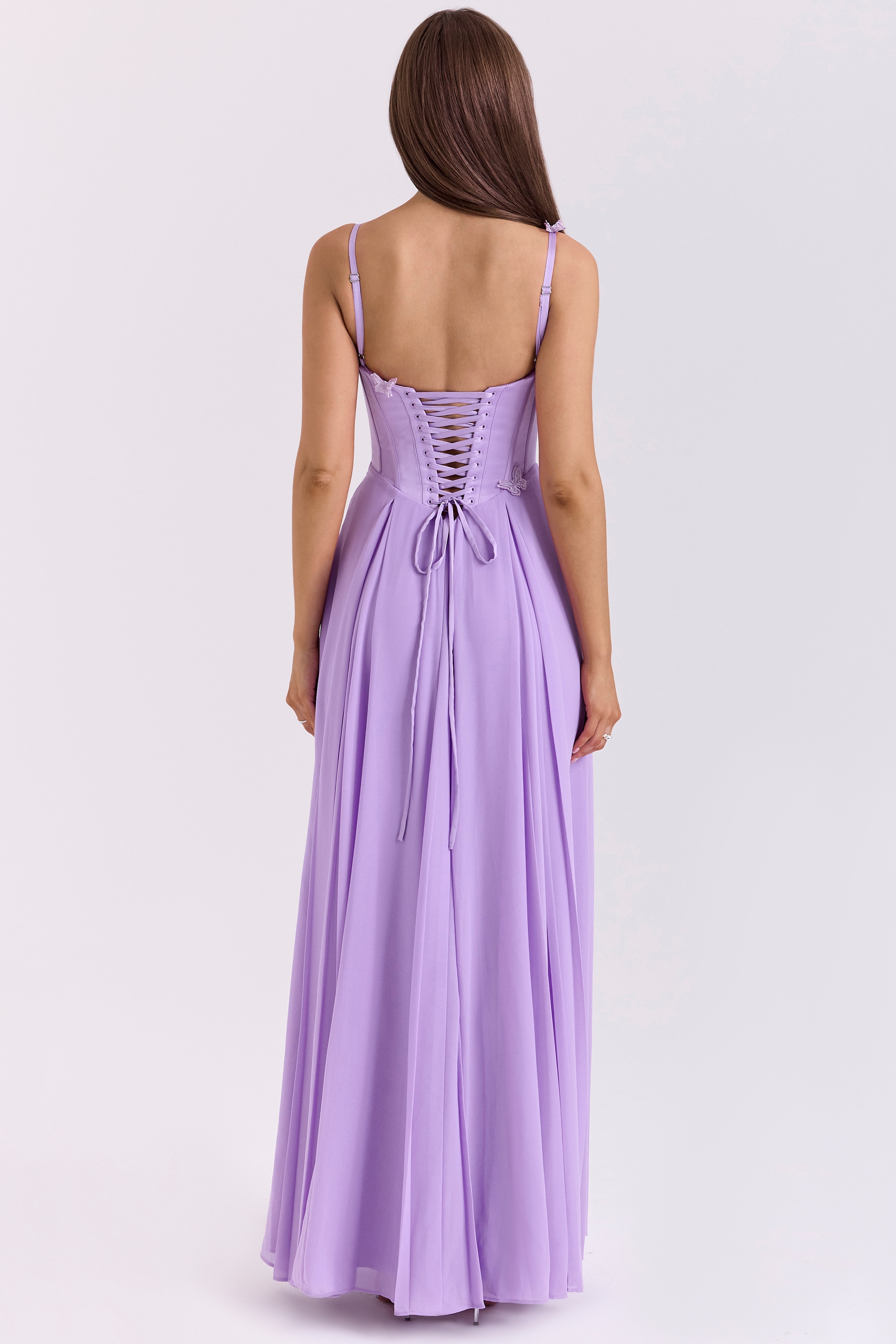 Pascha  Orchid Butterfly Corset Maxi Dress — image 9