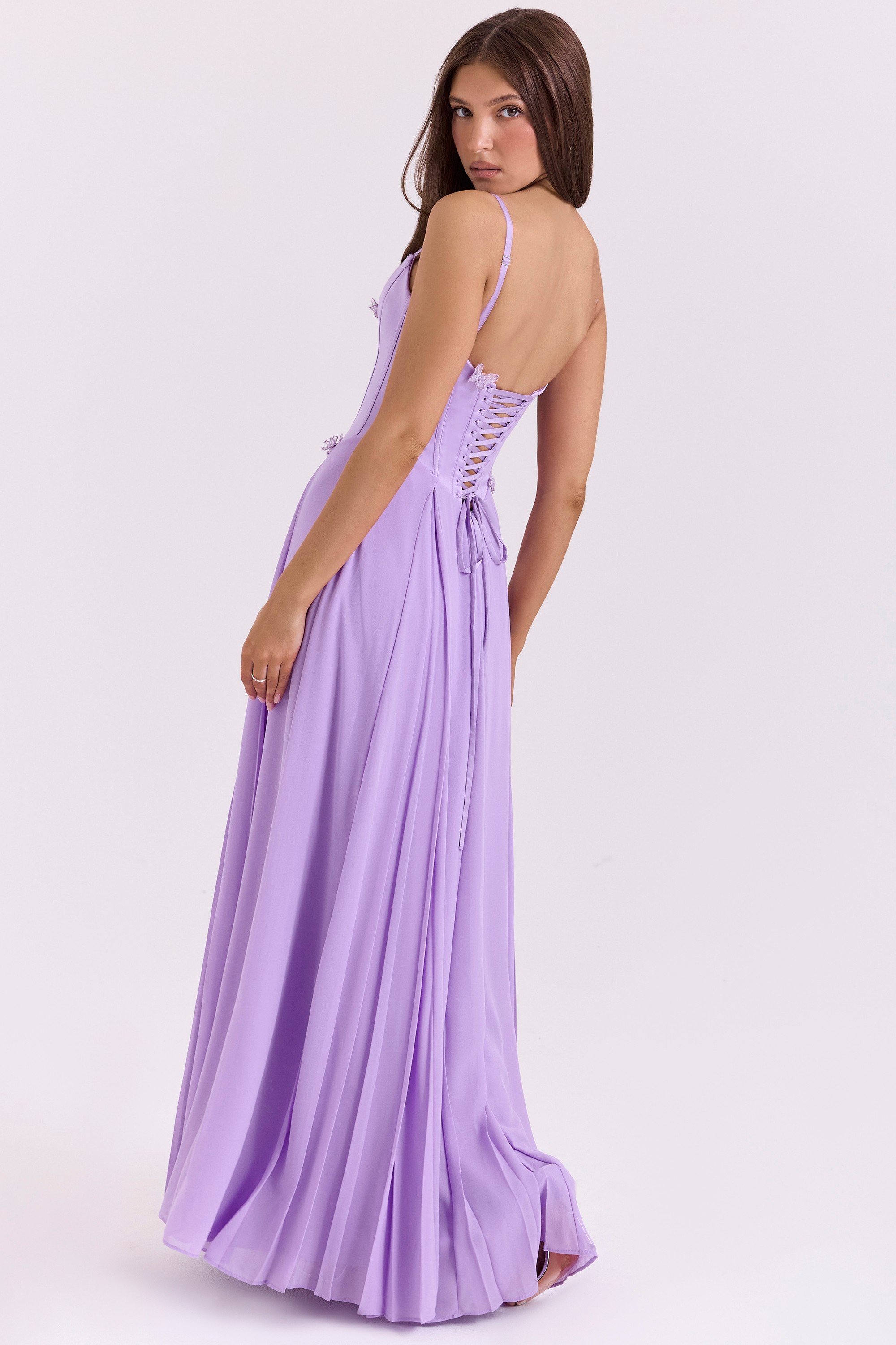 Pascha  Orchid Butterfly Corset Maxi Dress — image 8