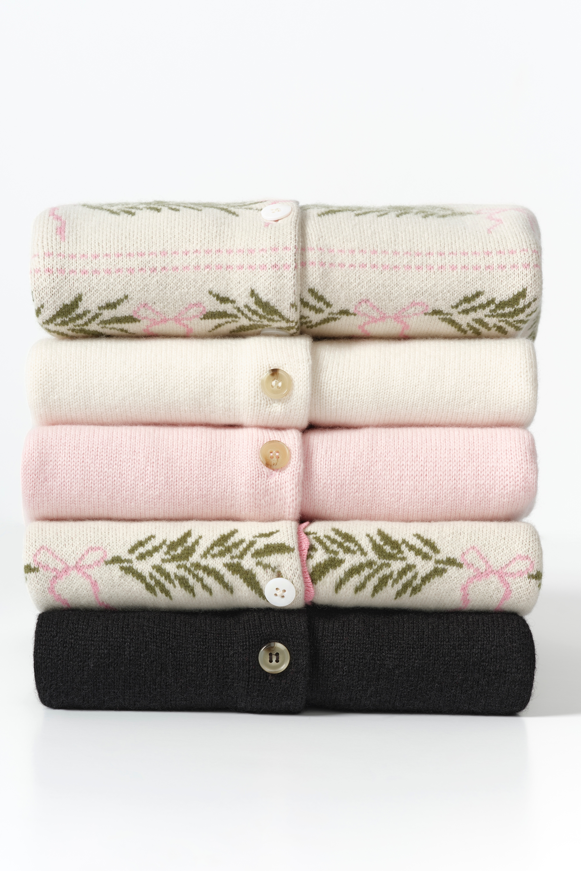 Mistle-Bow  All Over Print Wool Cardigan — image 9