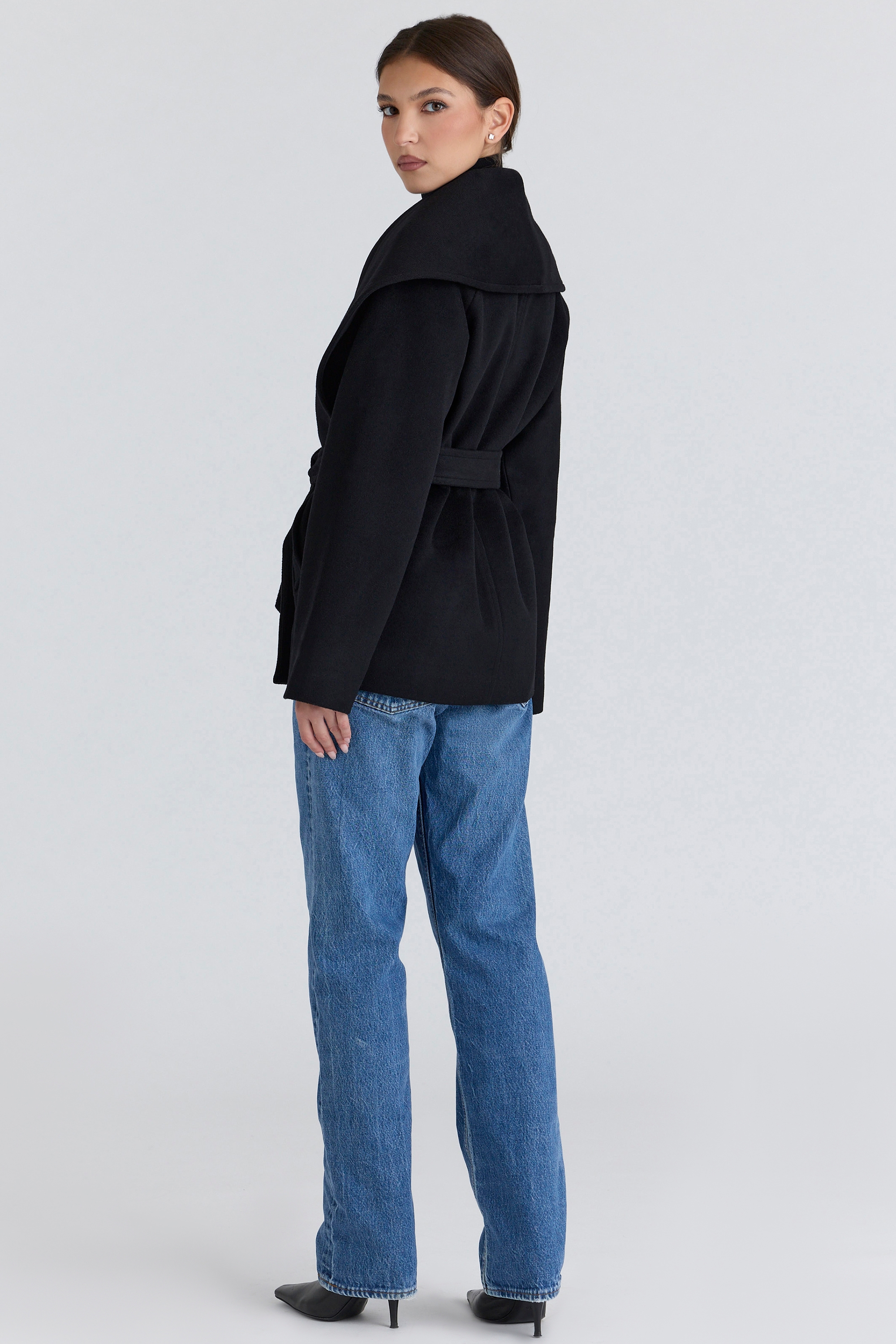 James  Black Wool Shawl Collar Jacket — image 7