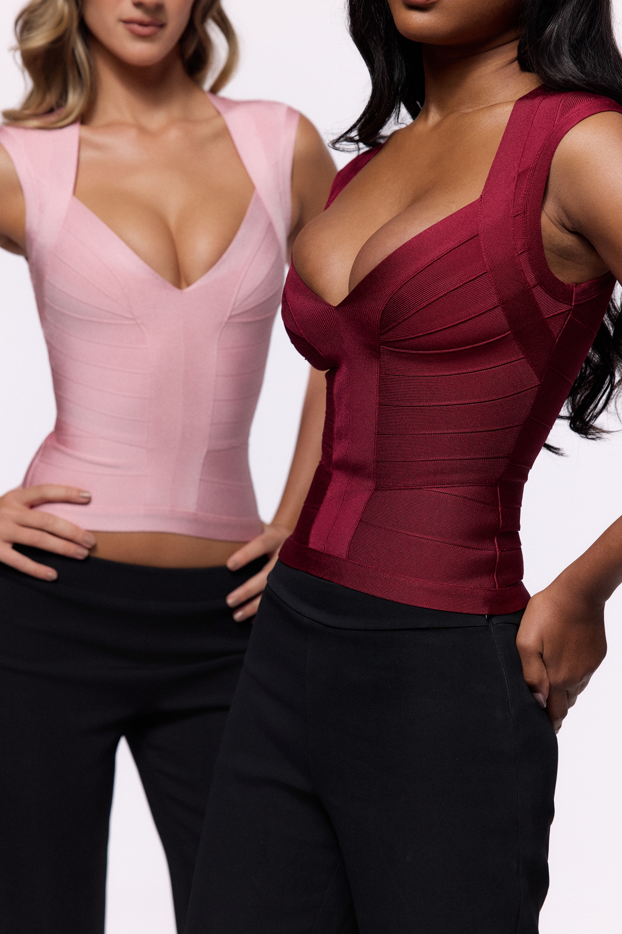 The Icon  Baby Pink Bandage Top — image 11