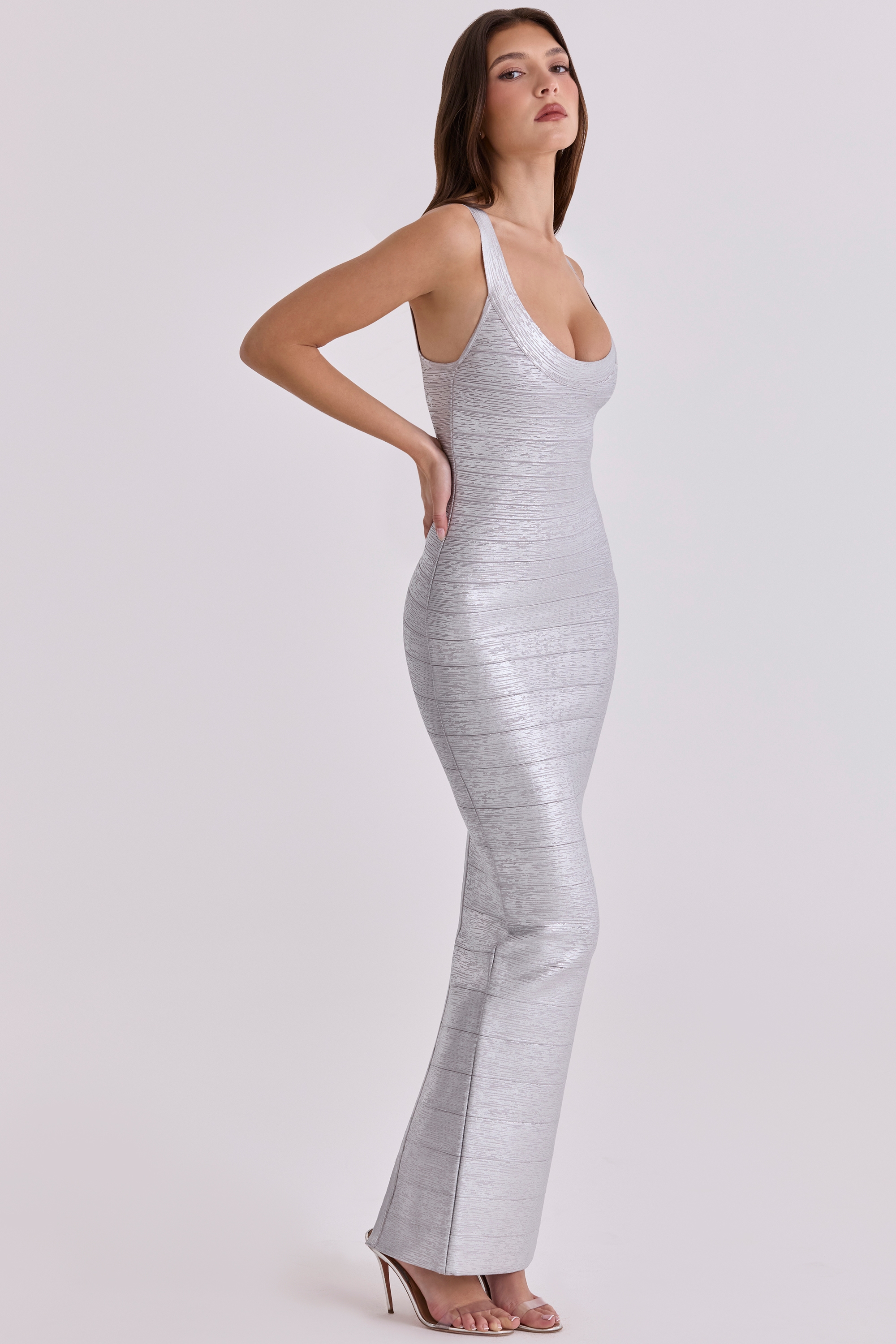 The OG  Silver Bandage Maxi Dress - Limited Edition — image 6