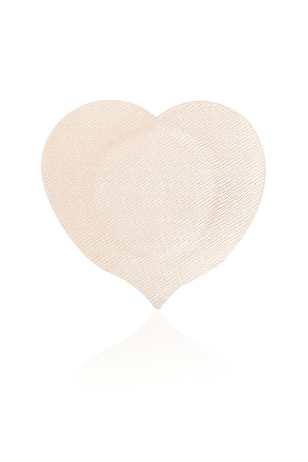 Set of 4 Beige Heart Shape Nipple Covers — image 2