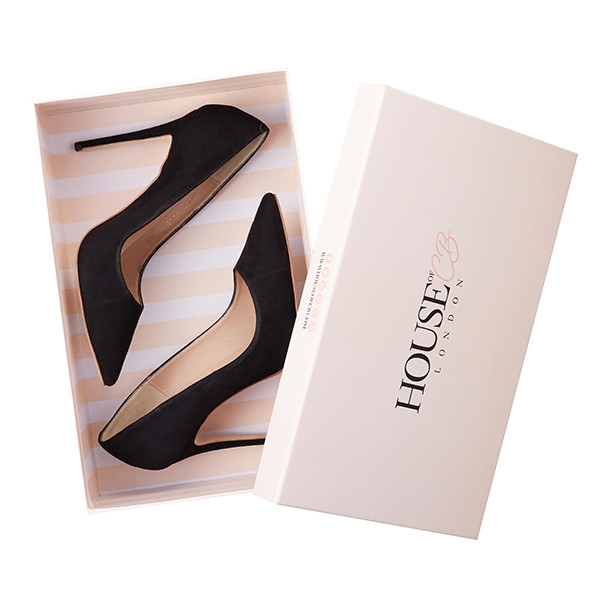 PARIS  5" Black Suede Pointy Toe Heels — image 4