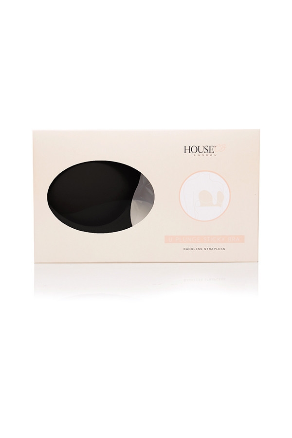 U Plunge Self Adhesive Bra - Black — image 7