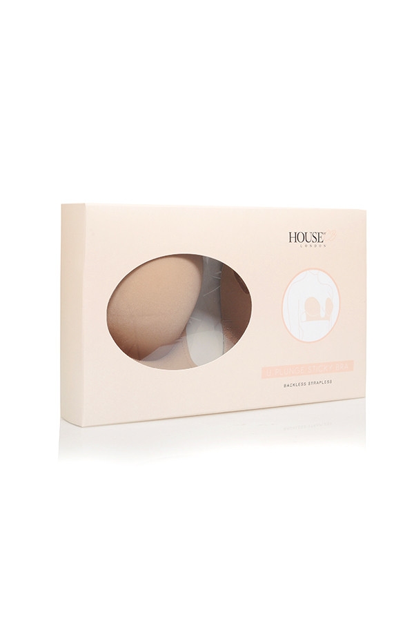 U Plunge Self Adhesive Bra - Beige — image 8