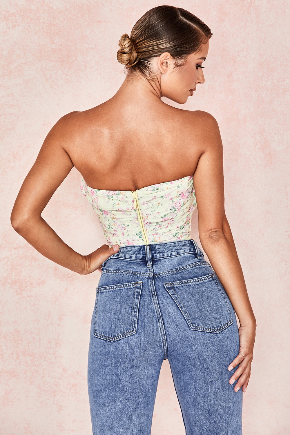 Vivienne  Lemon Floral Corset — image 9